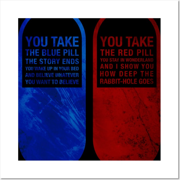 Red pill and Blue pill Wall Art by dmitryb1